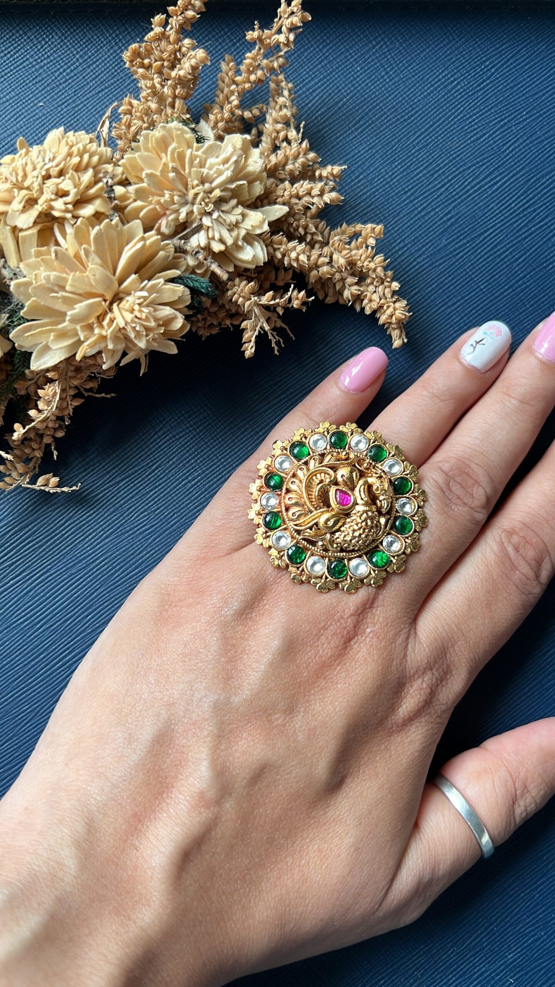 Leherika Ethnic Ring