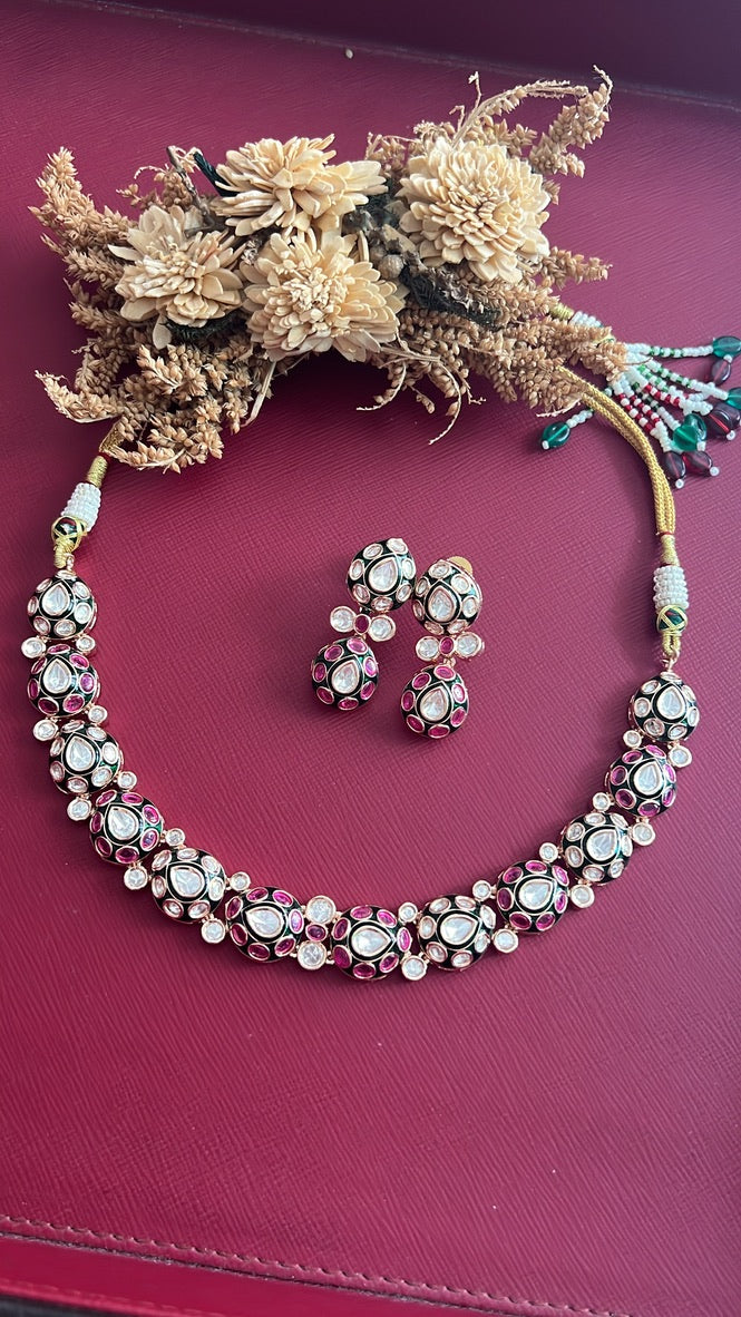 Raveena Kundan Necklace