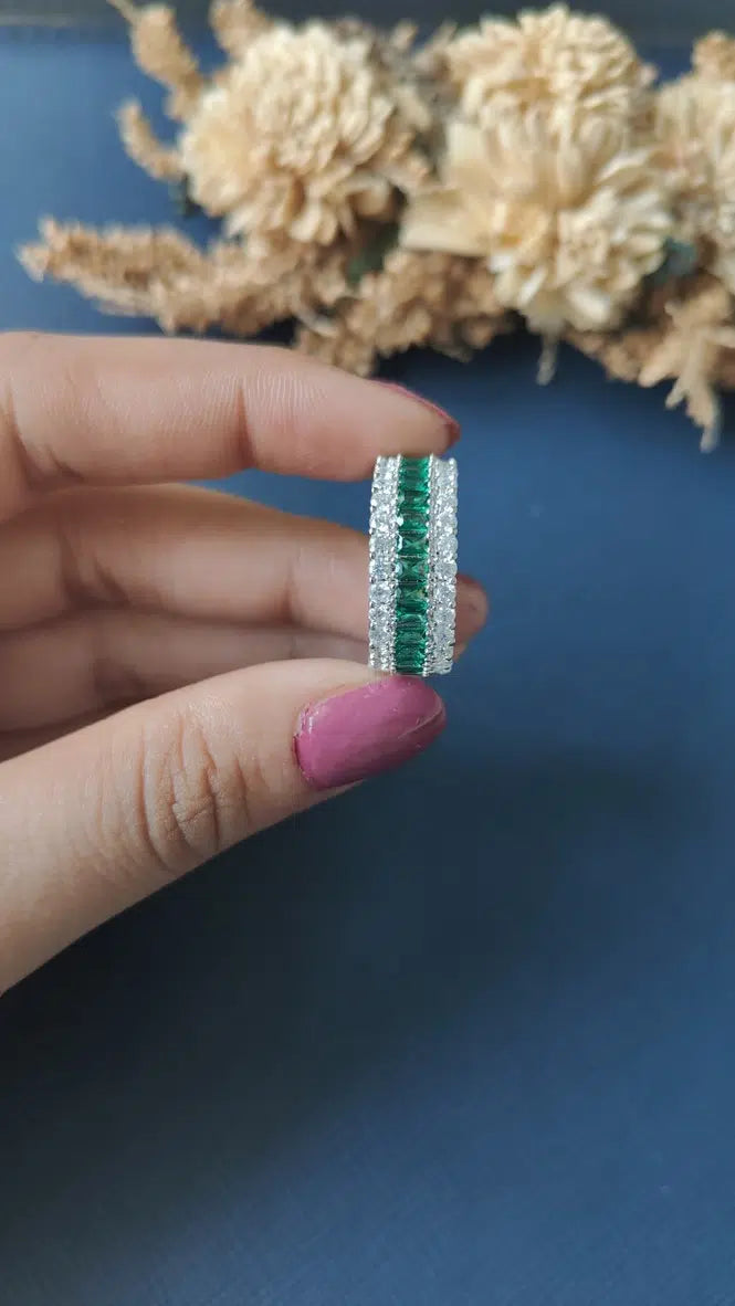 Reema Diamond Band - Green