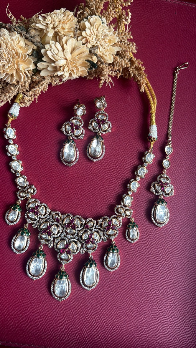 Shivangi Kundan Necklace set