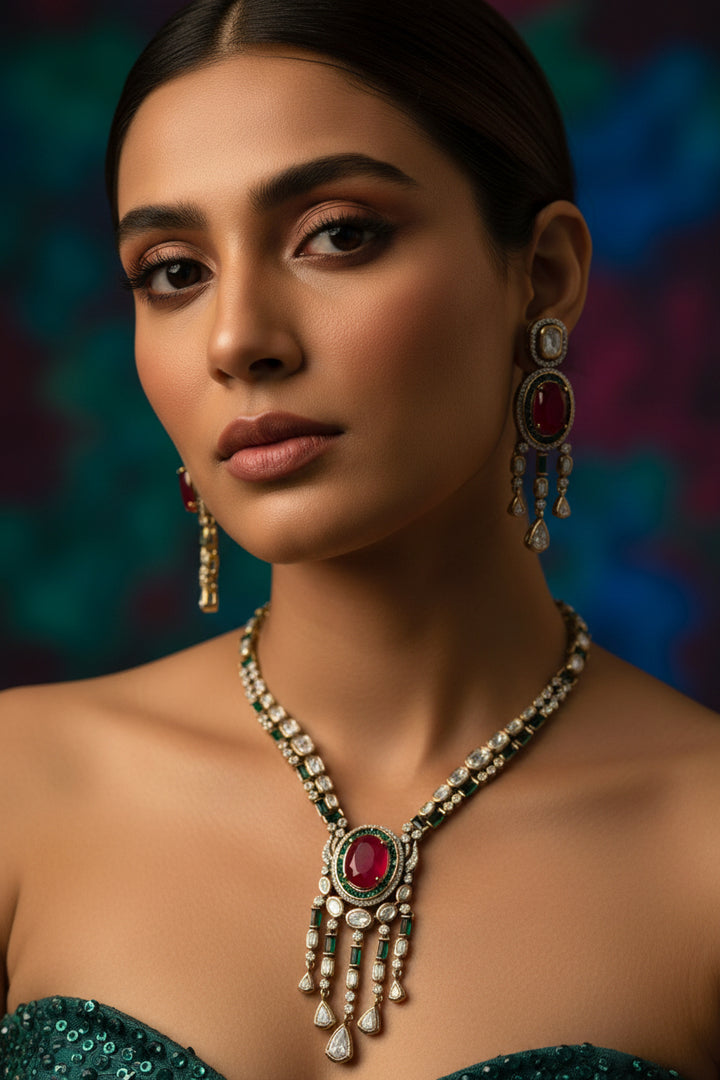 set of jewellery
imitation jewellery
bridal jewellery set
wedding jewellery set for bride