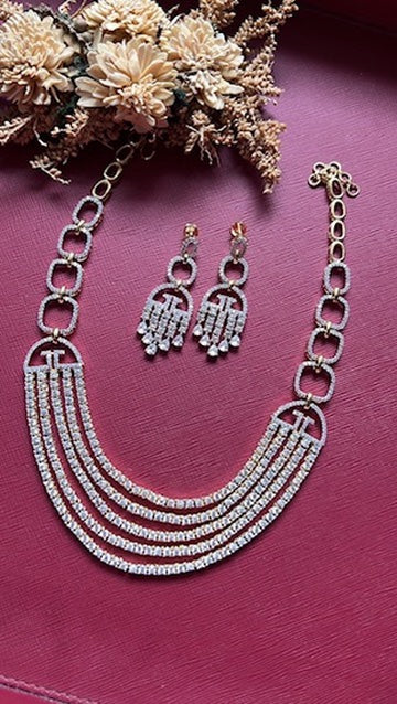 Krishna Diamond  Necklace Set