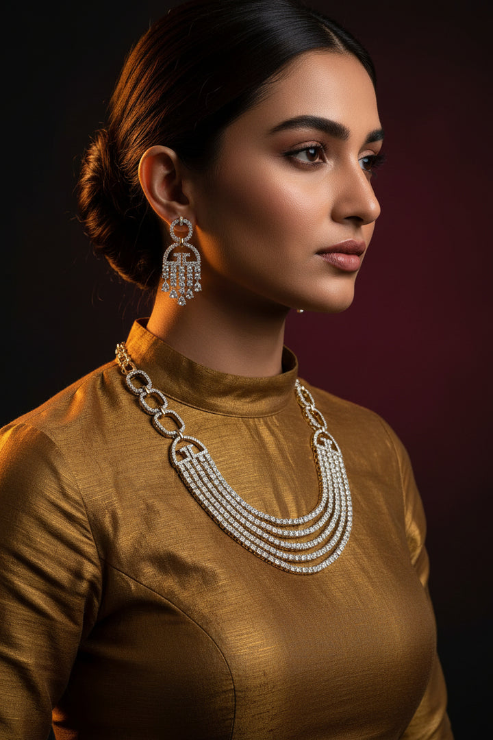 Krishna Diamond  Necklace Set
