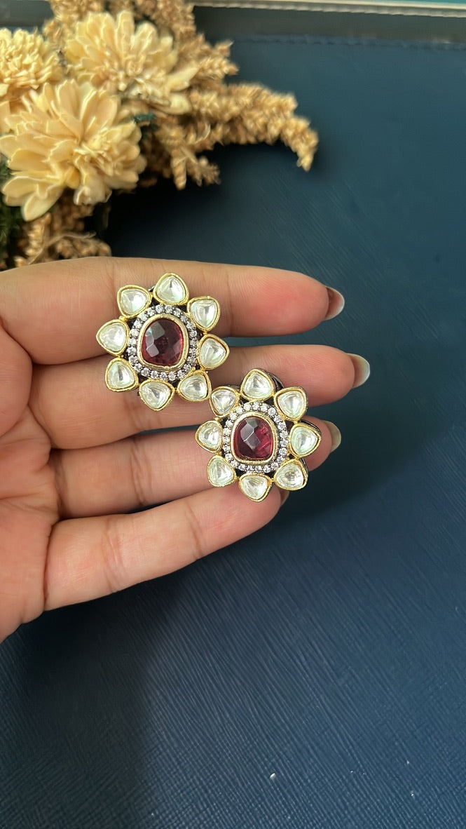 Mia Kundan Earrings