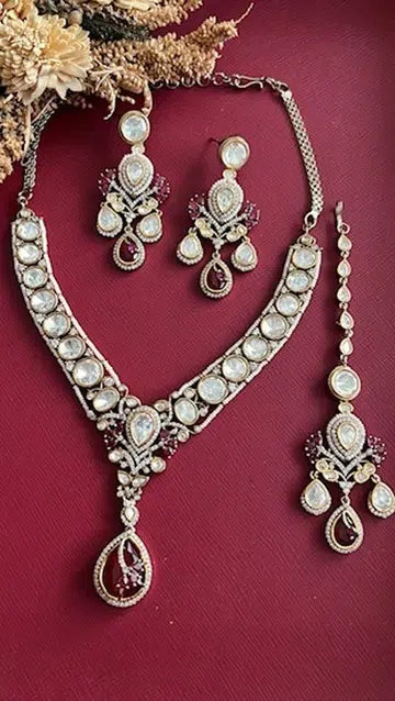 Classic Bridal Kundan Jewellery Set