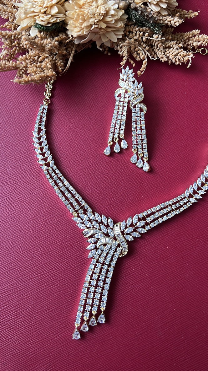 Lavanya Diamond Necklace Set