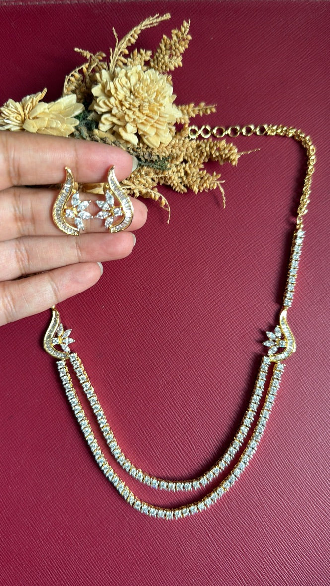 Alison Diamond Necklace Set
