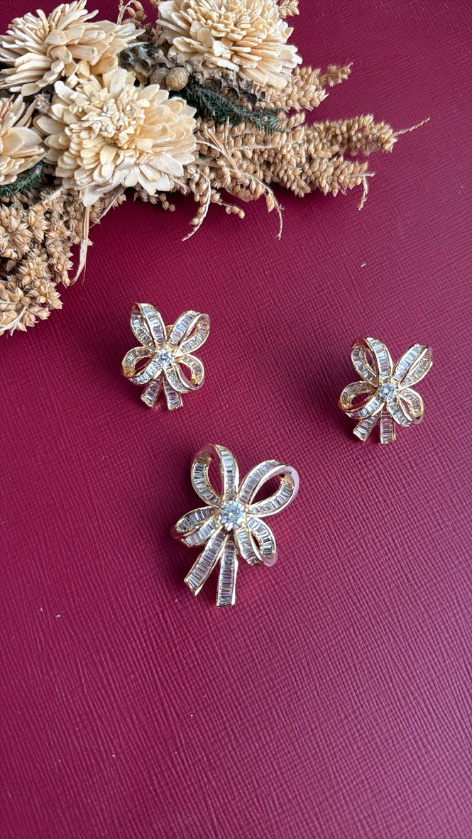 Luchi Diamond Pendant Set