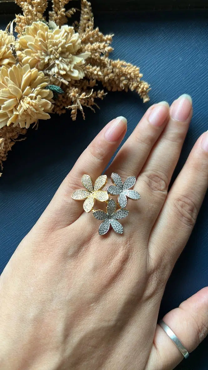 Phool Diamond Ring