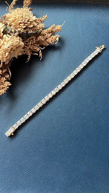 Single Line Tennis Diamond Bracelet