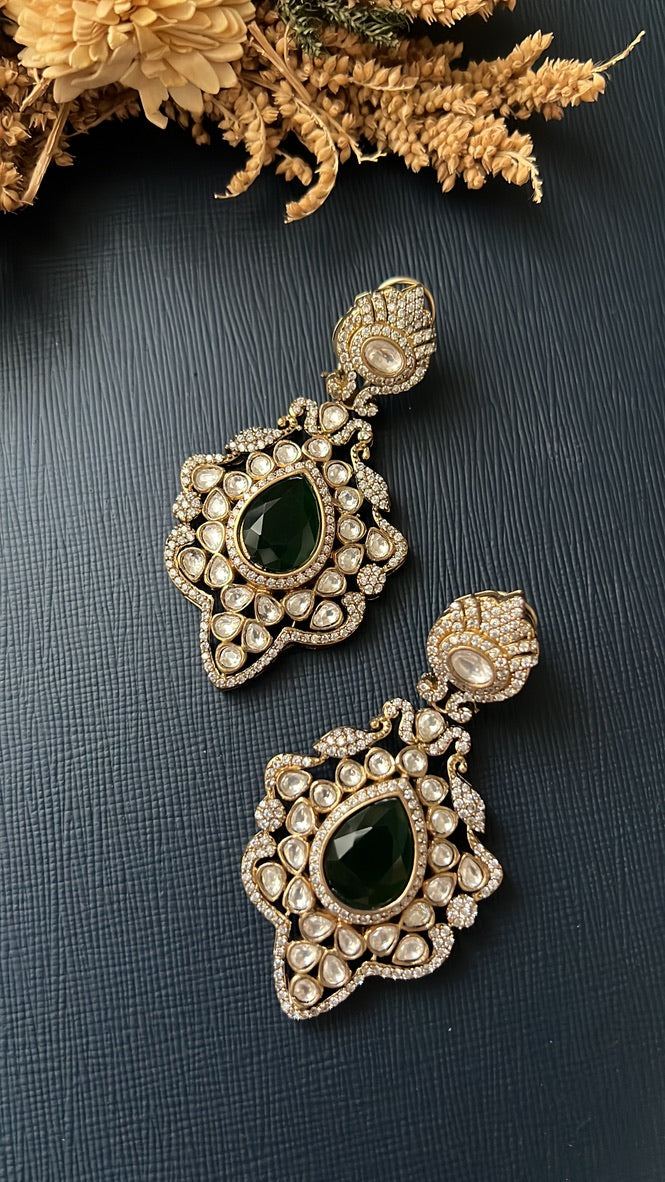 Aaria Emerald Earrings