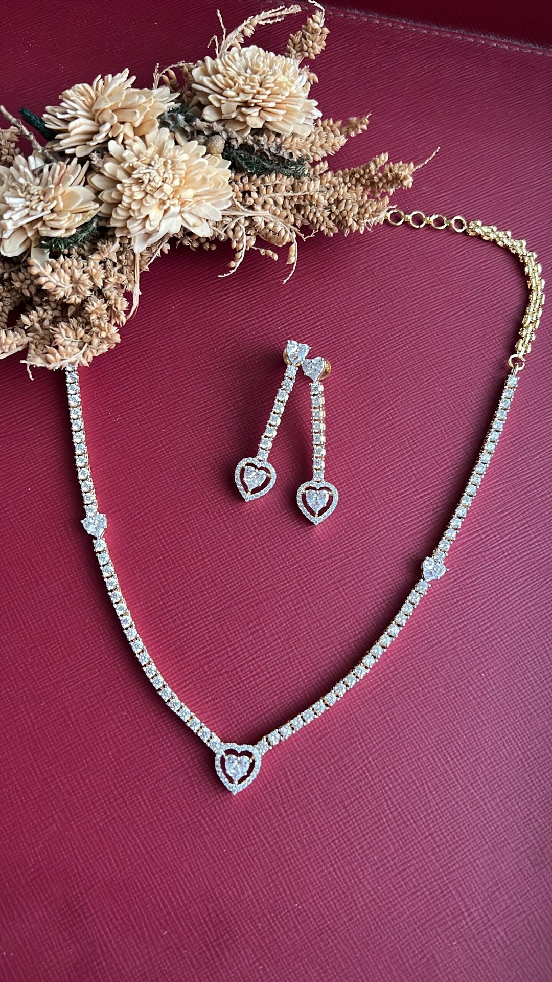 Dil Diamond Necklace Set