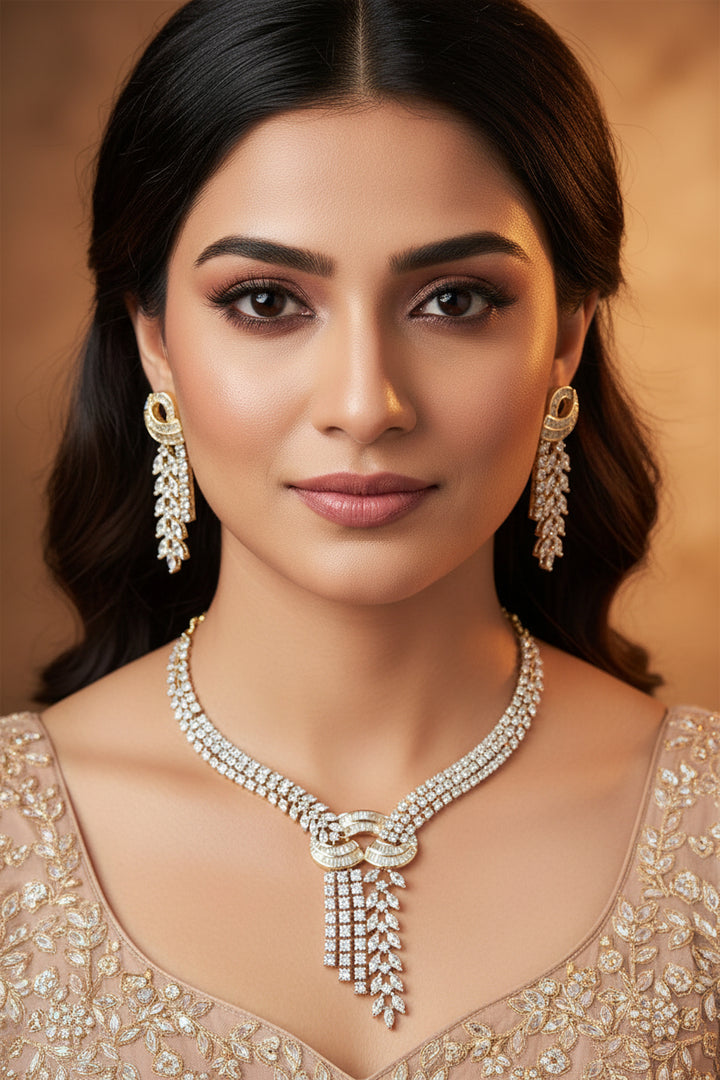 Esme Diamond Necklace Set
