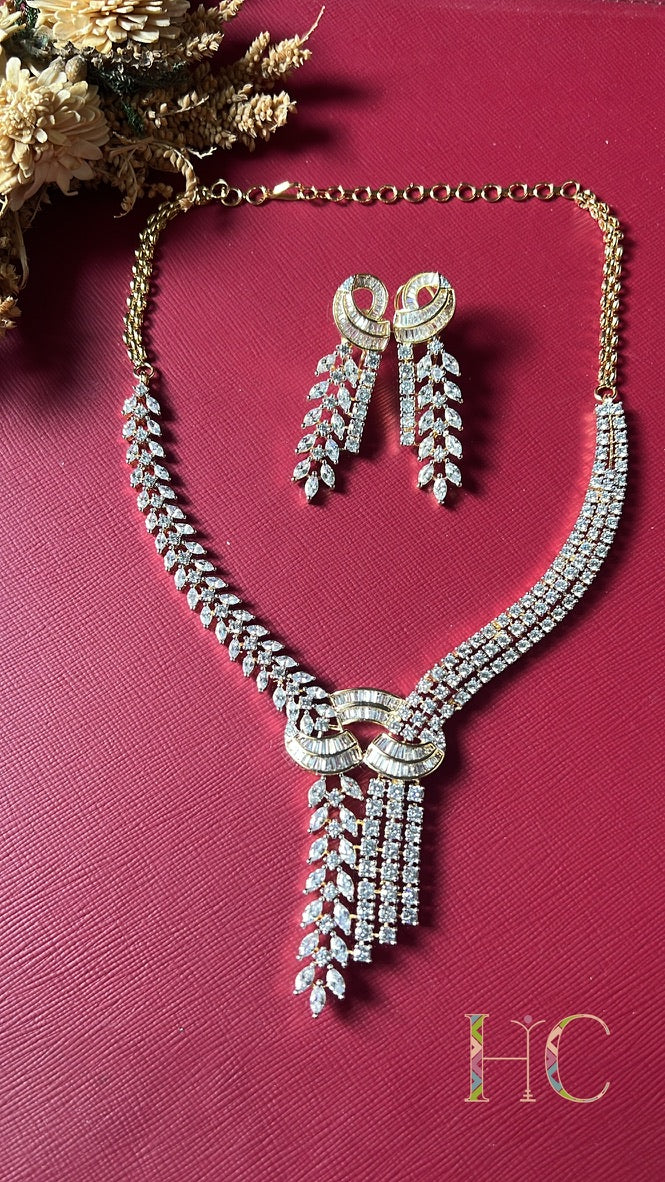 Esme Diamond Necklace Set