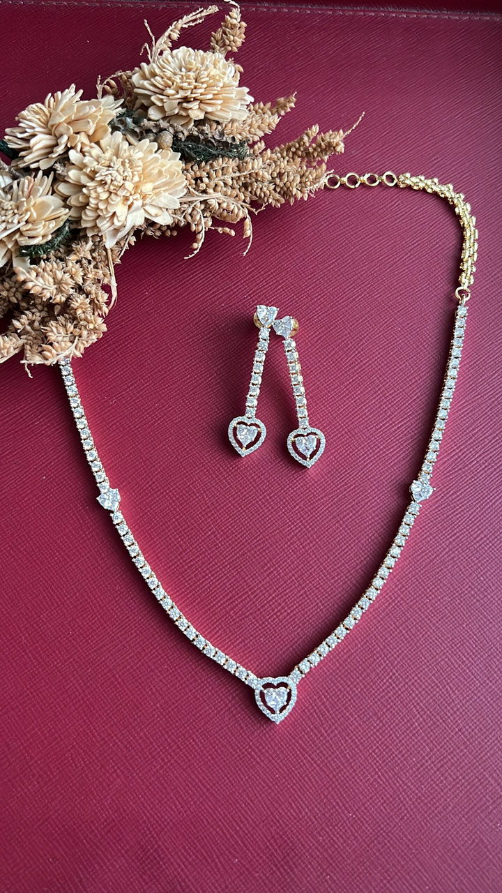 Dil Diamond Necklace Set