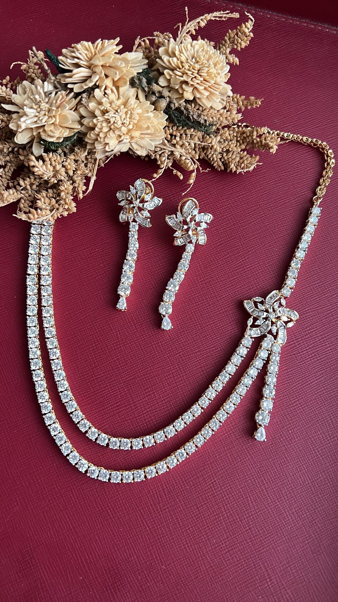 Yashoda Diamond Necklace Set