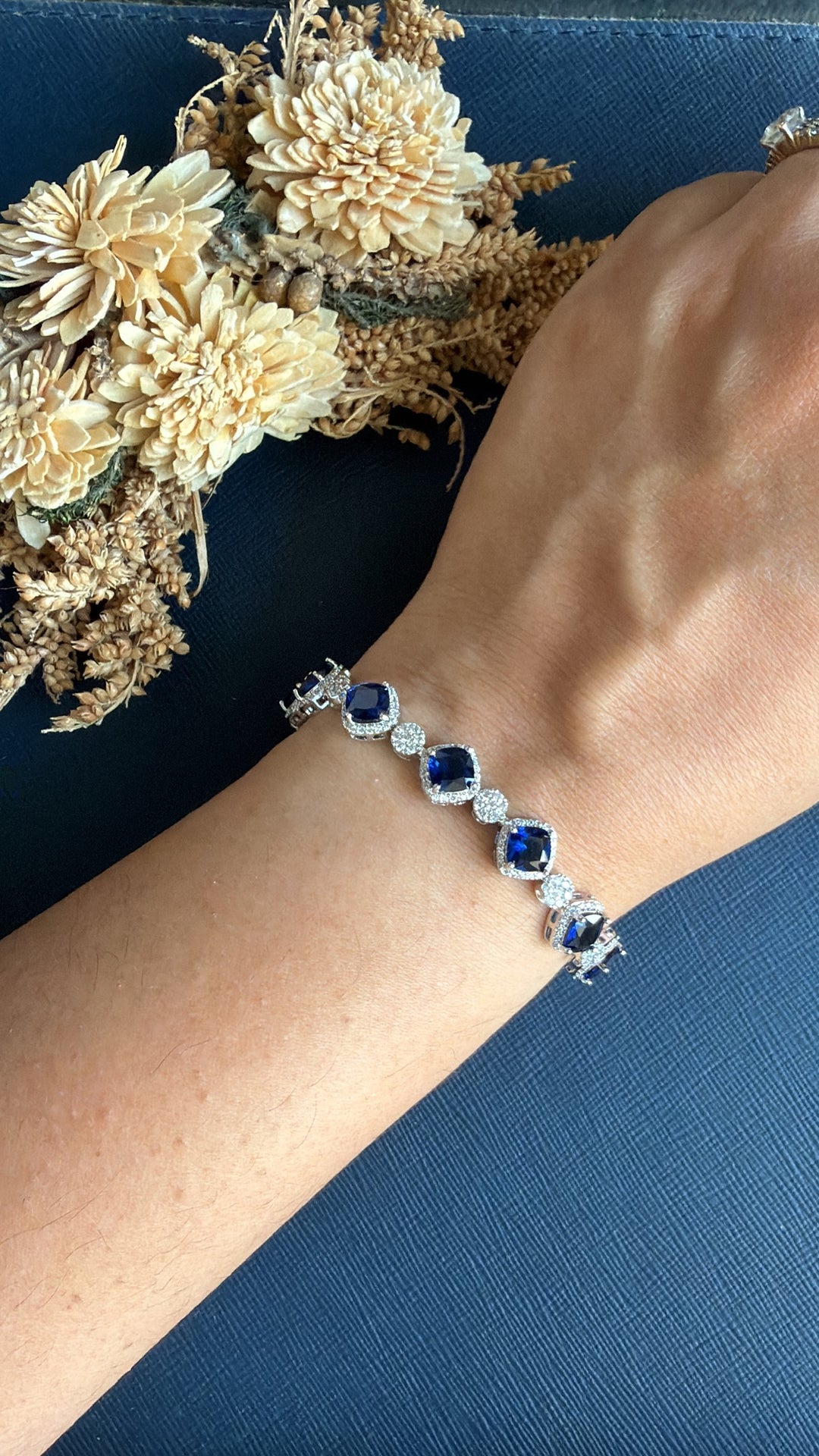 Isshika Diamond Tennis Bracelet