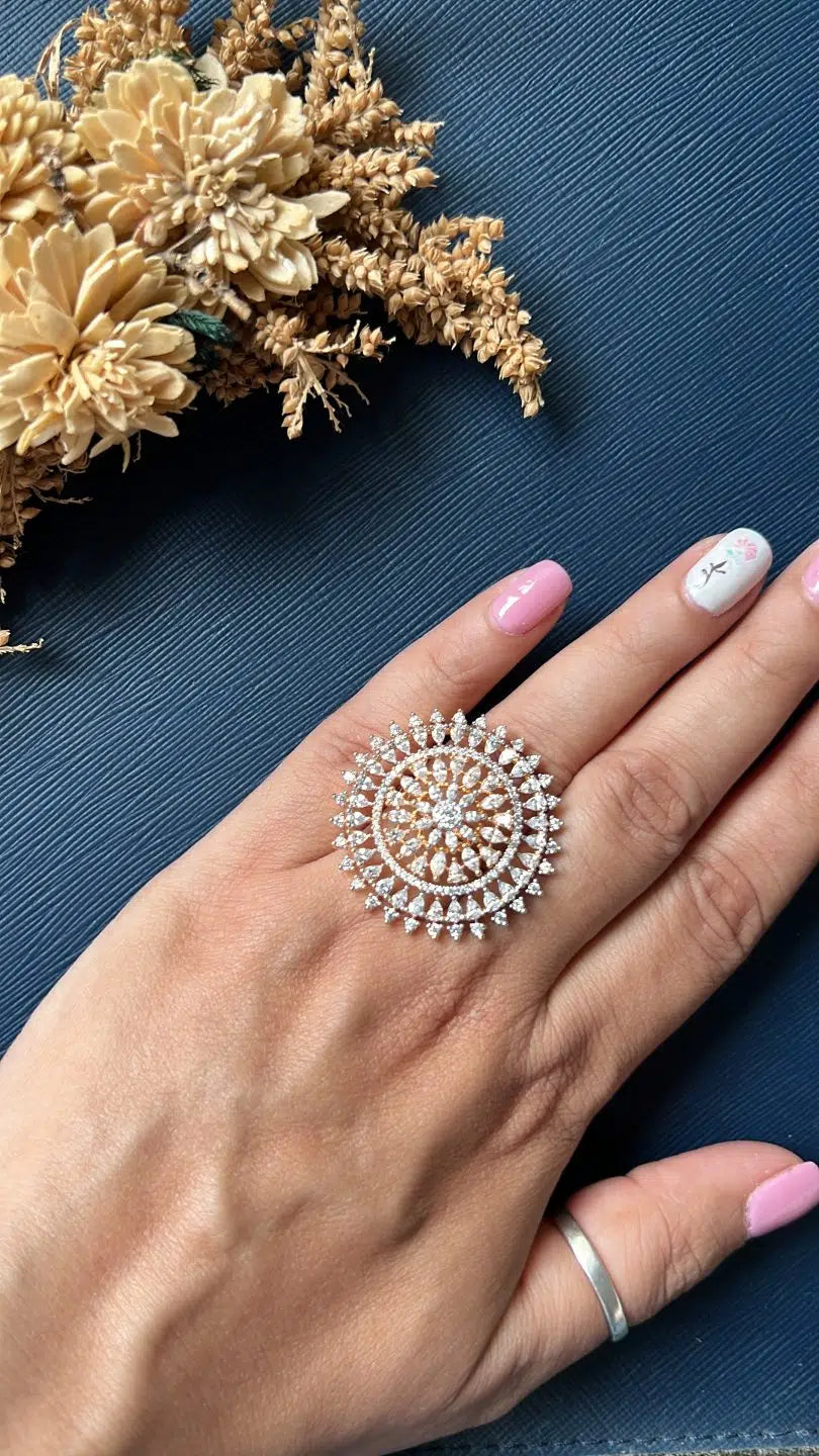 Ishika Big Diamond Ring