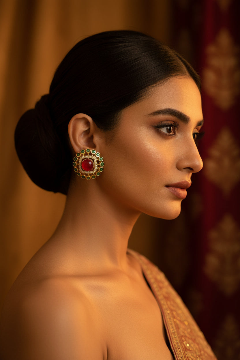Mukta Kundan Earrings