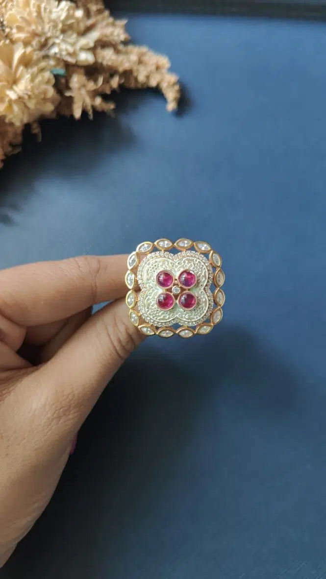 Siya  Kundan Ring