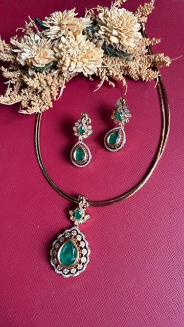 Clara Victorian Hasli Set - Green