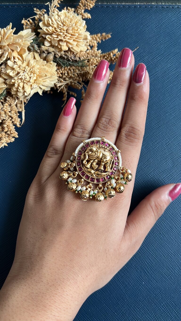Elephant Ethnic Ring
