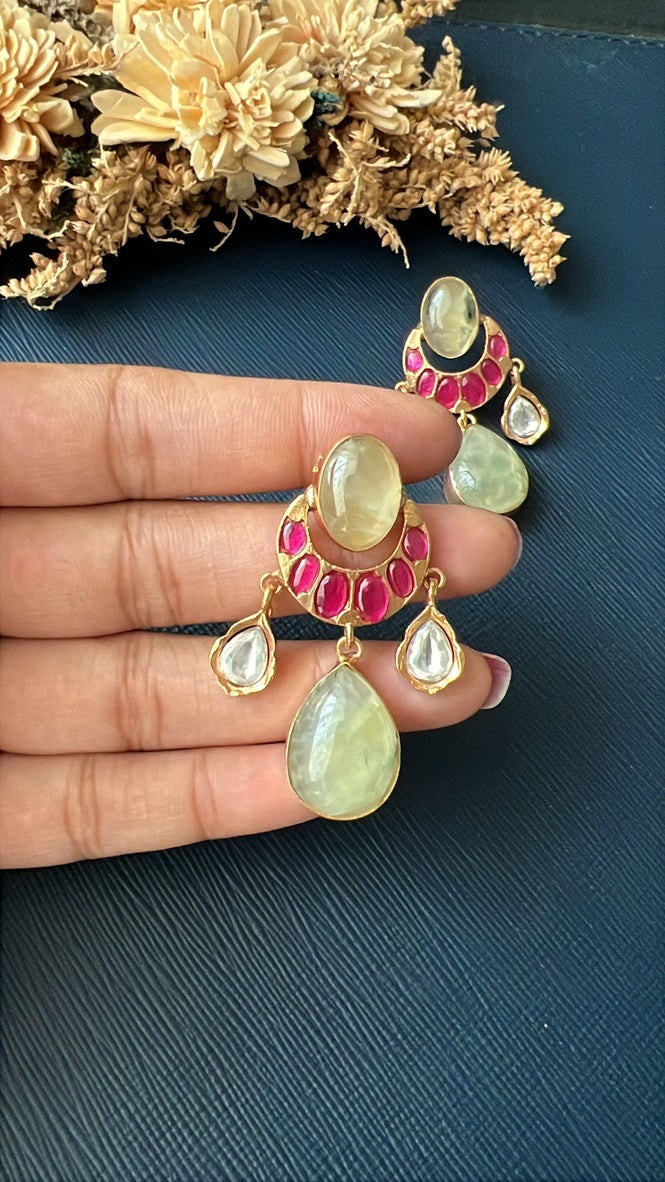 Alka Doublet Earring- Sea Green