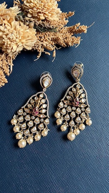 Ethnic Morni Earrings