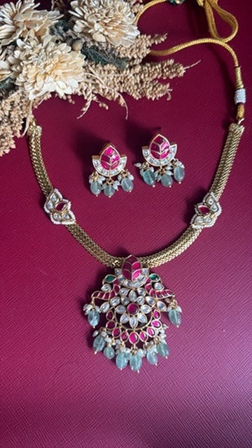 Rupam Kundan Necklace Set