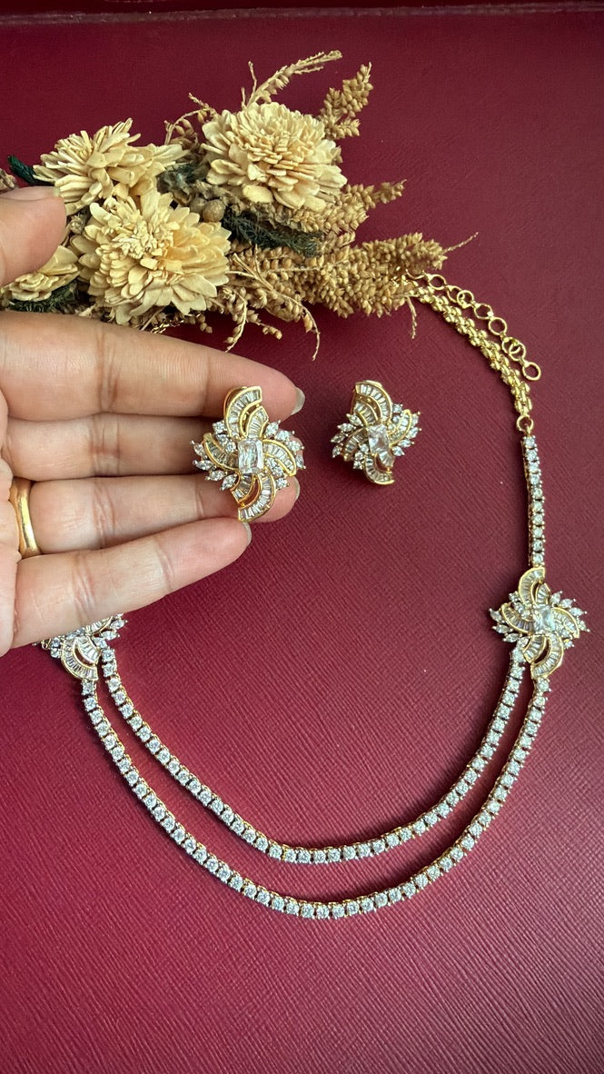 Mia Diamond Necklace Set