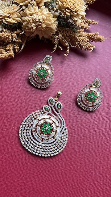 Tamara Diamond Pendant Set