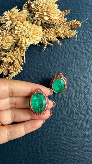 Rubina doublet Studs