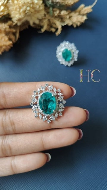 Mukta Doublet Stone Studs