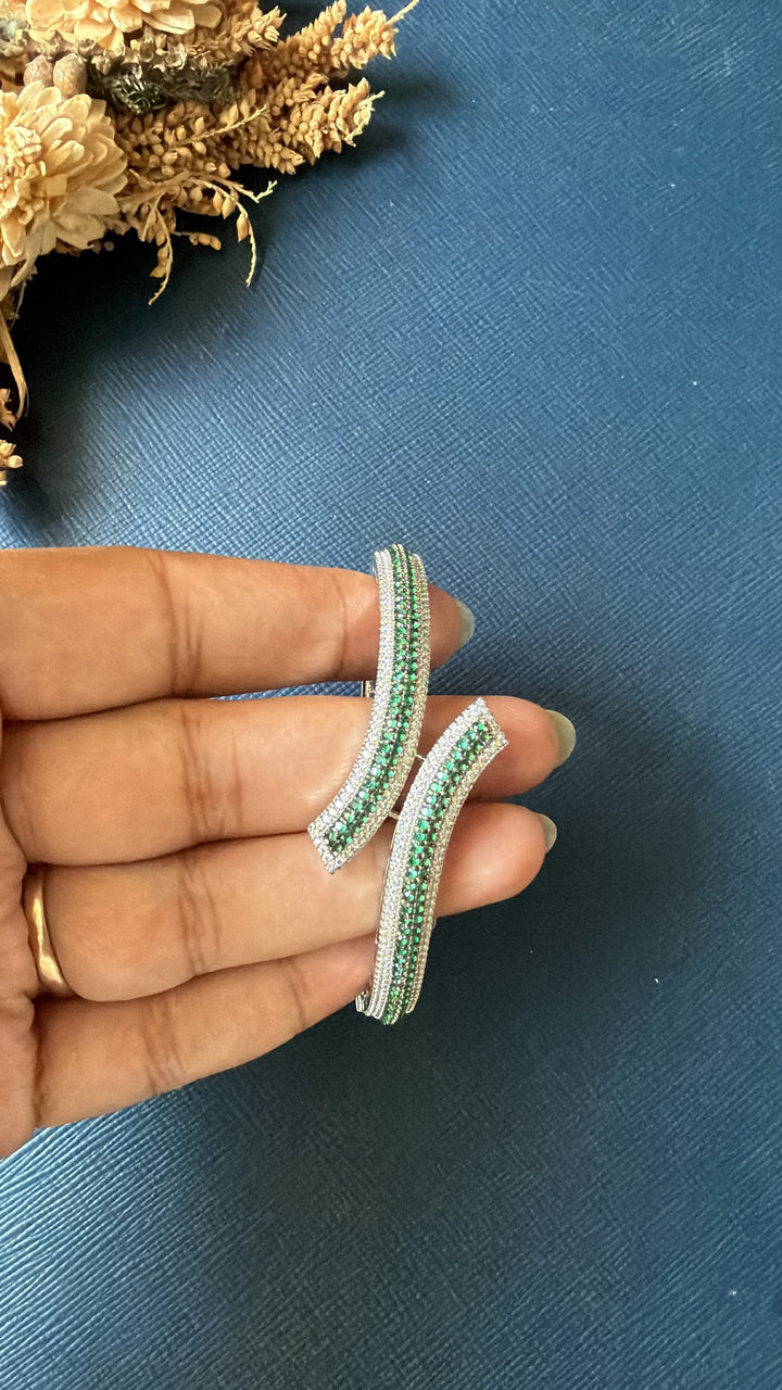 Aparajita Diamond Bracelet -Green
