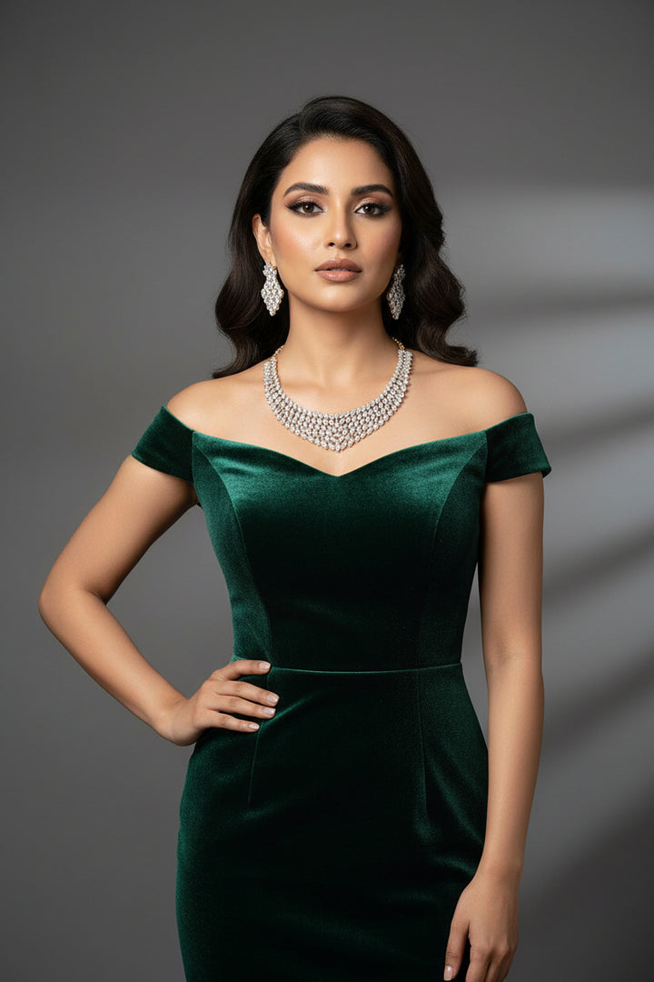 Mahika Diamond Necklace Set