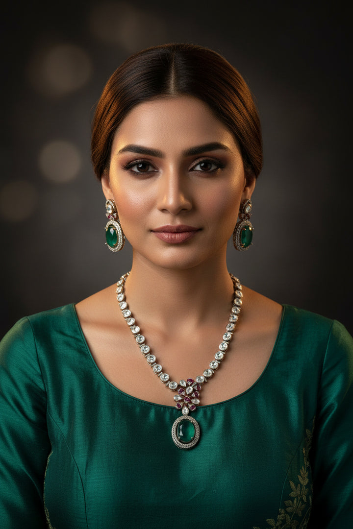 Nihira Kundan Necklace Set