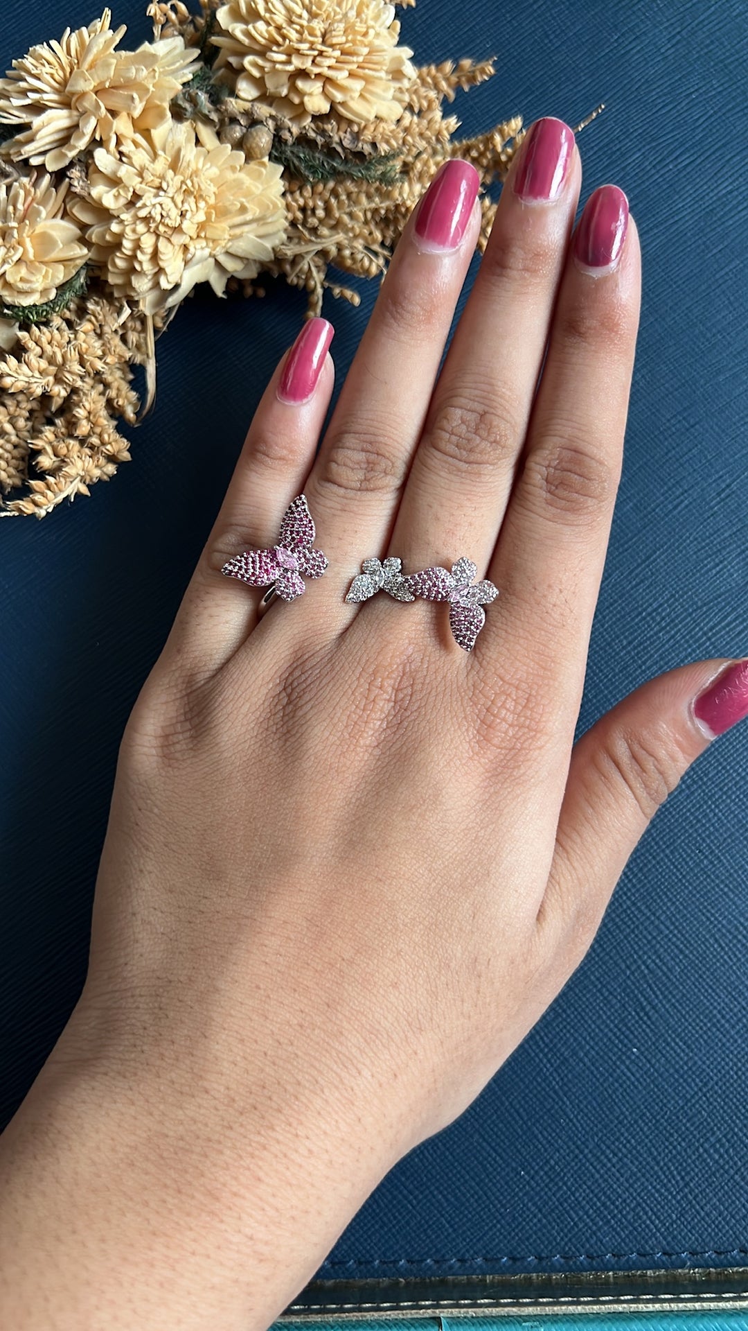 Butterfly Diamond Ring
