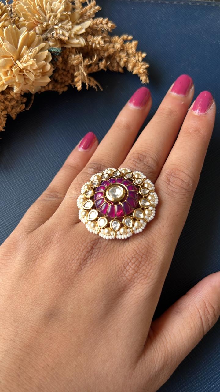 Meher Kundan Ring
