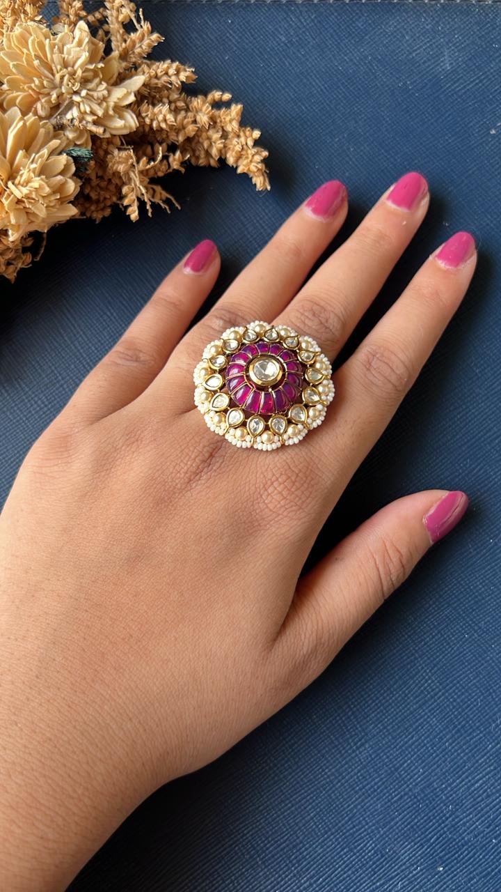 Meher Kundan Ring