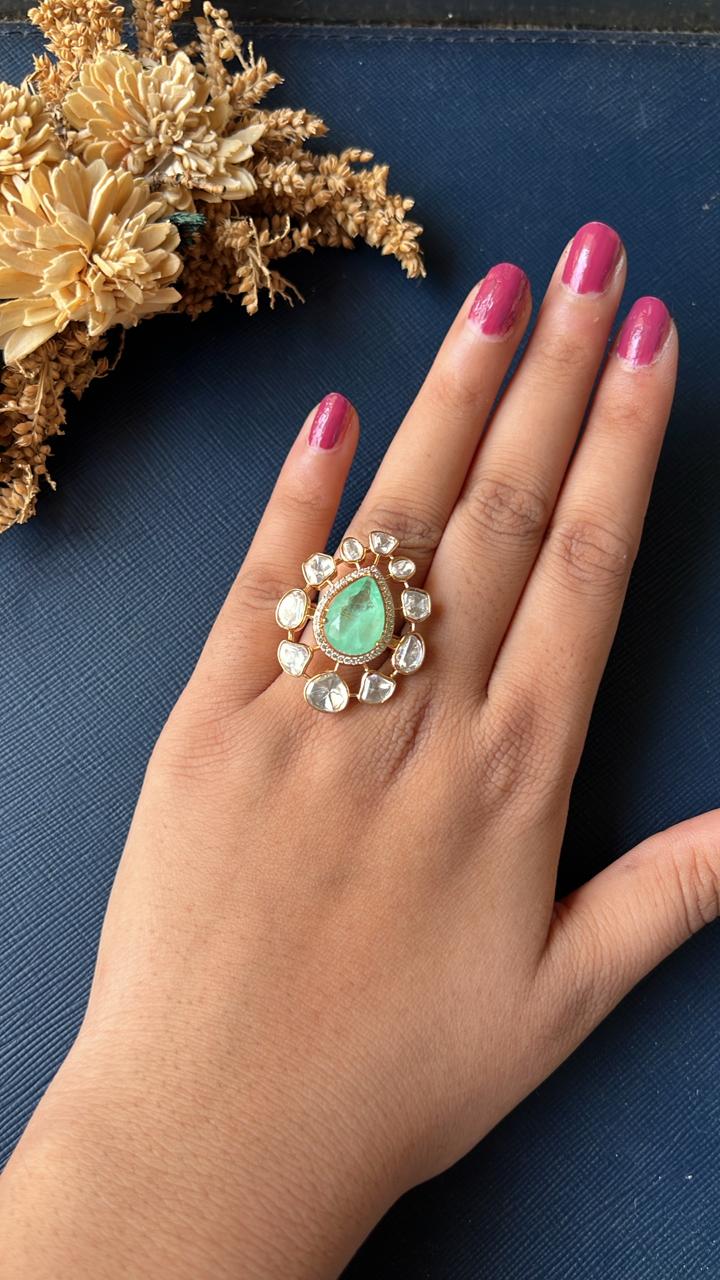 Rhea Kundan Ring