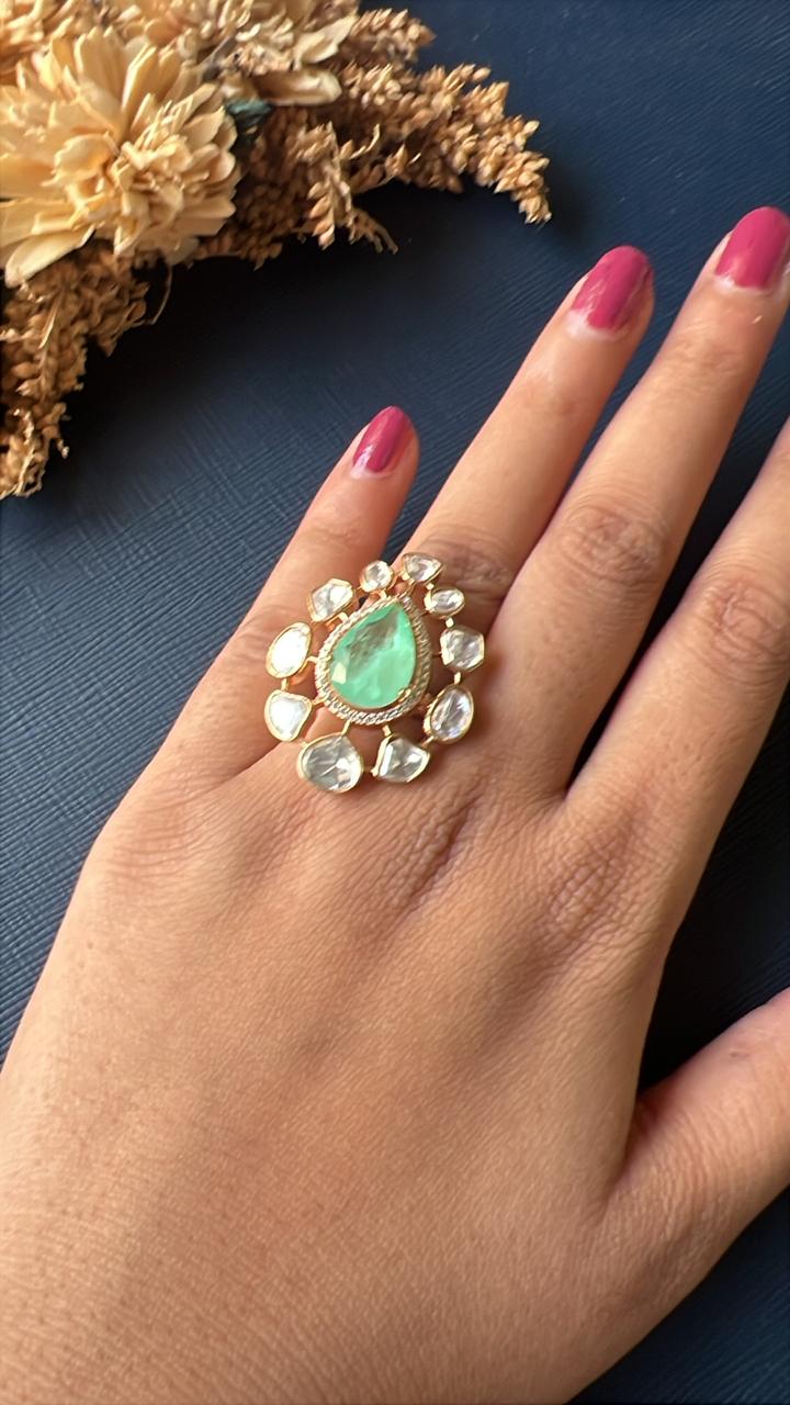 Rhea Kundan Ring