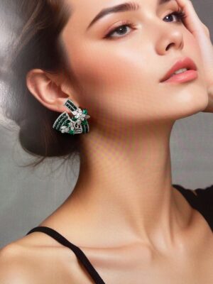 Rama Fusion Earrings - Green