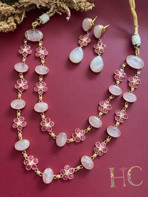 Gulabo Quartz Necklace Set