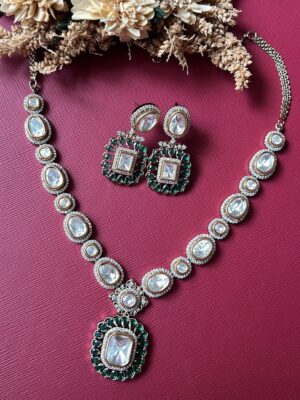 Meha Kundan Necklace Set