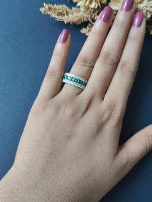 Reema Diamond Band - Green