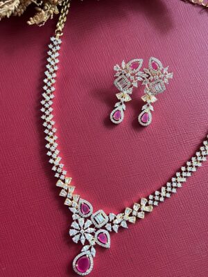 Madhu Diamond Necklace Set