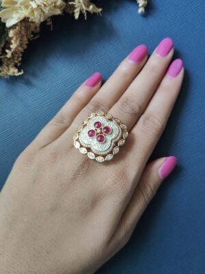 Siya  Kundan Ring